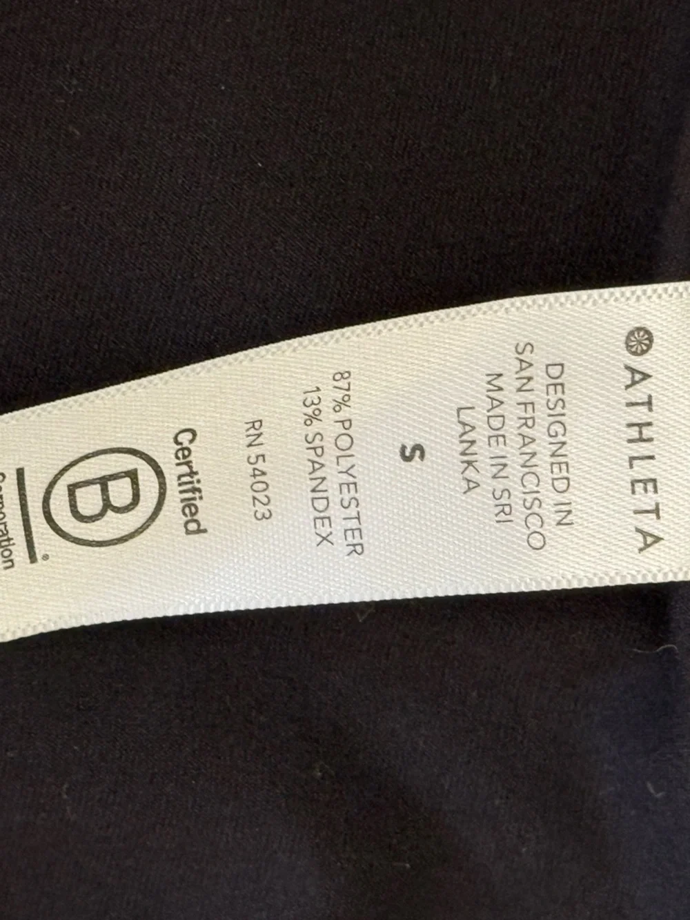 Athleta Black Racerback Performance Tank - Picture 4 of 6